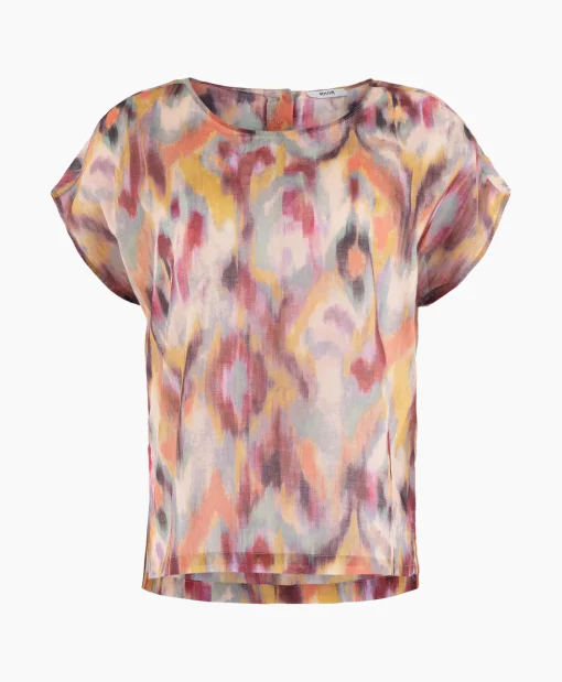 Anna Van Toor Blouse 26A05-03446A Zand*Dames T-Shirts & Tops