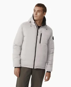 Canada Goose Gewatteerde Jas Lodge Hoody Grijs*Heren Jassen