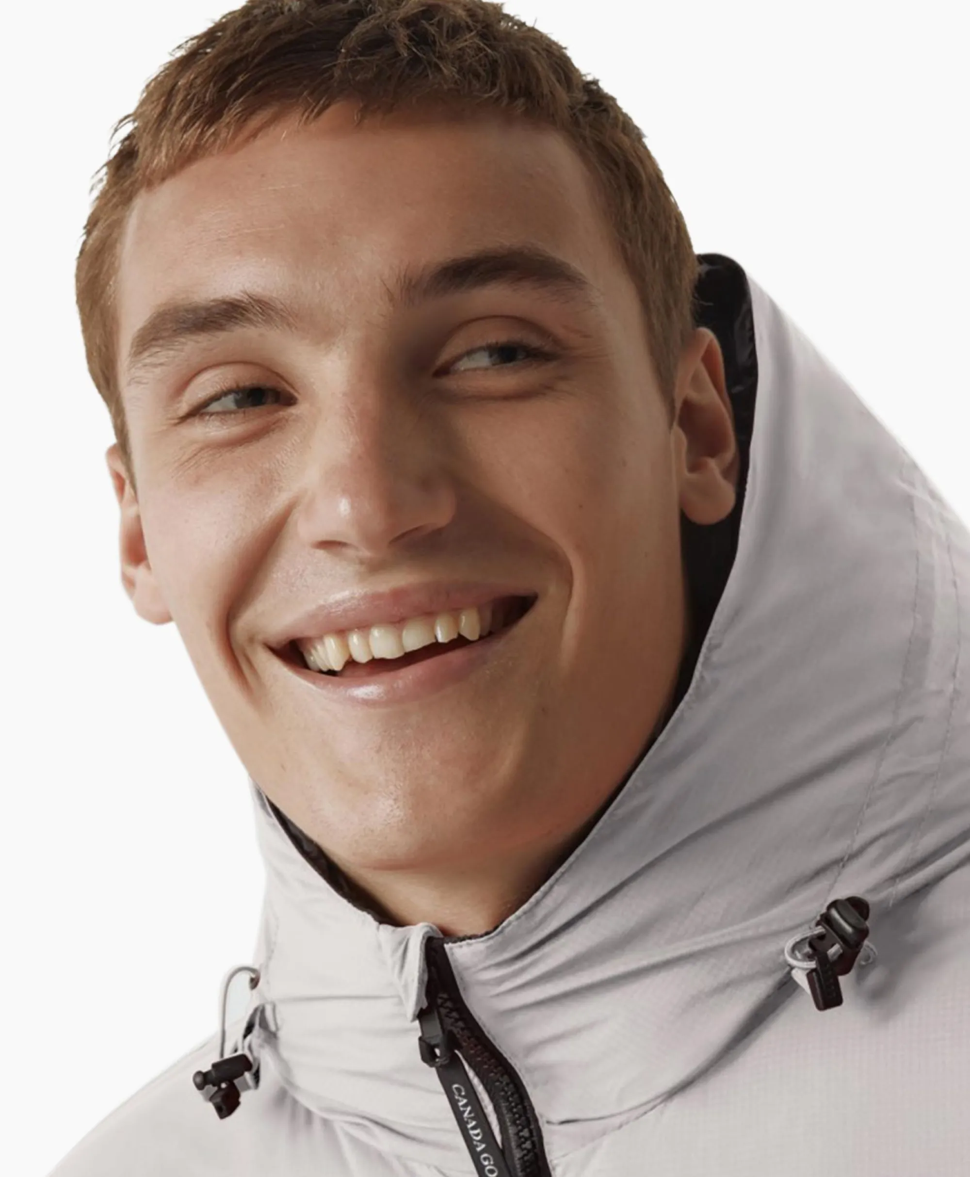 Canada Goose Gewatteerde Jas Lodge Hoody Grijs*Heren Jassen