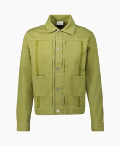 Drole De Monsieur Jack La Veste Denim Khaki*Heren Jassen