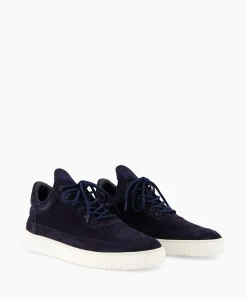Filling Pieces Sneaker Low Top Suede Navy Donker Blauw*Heren Sneakers