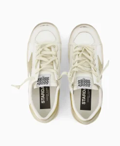 Golden Goose Sneaker Stardan Leather Mirrored Star Wit*Dames Sneakers