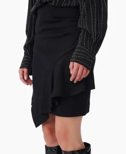 Iro Mink Clea Zwart*Dames Rokken