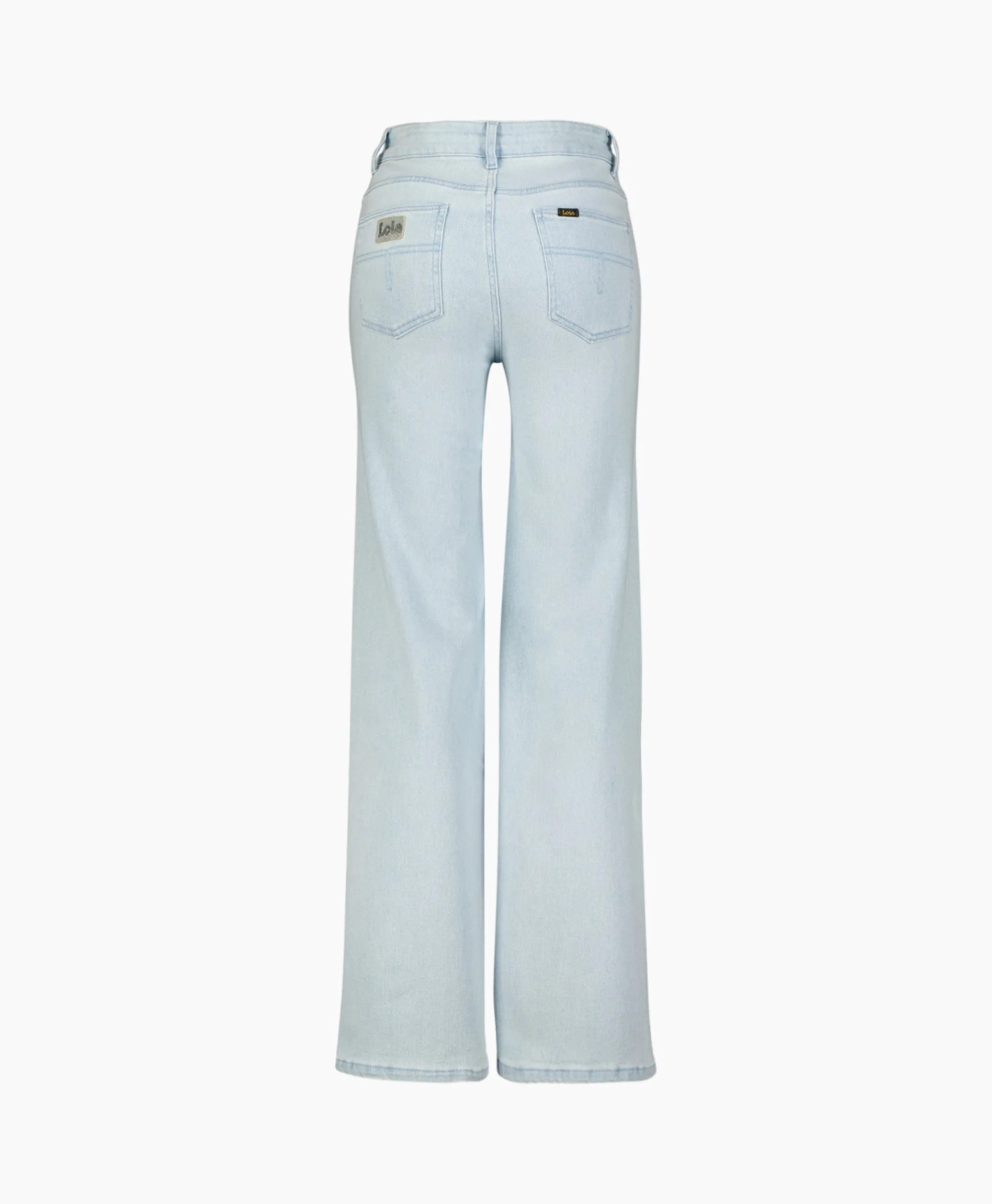 Lois Jeans Palazzo Licht Blauw*Dames Broeken