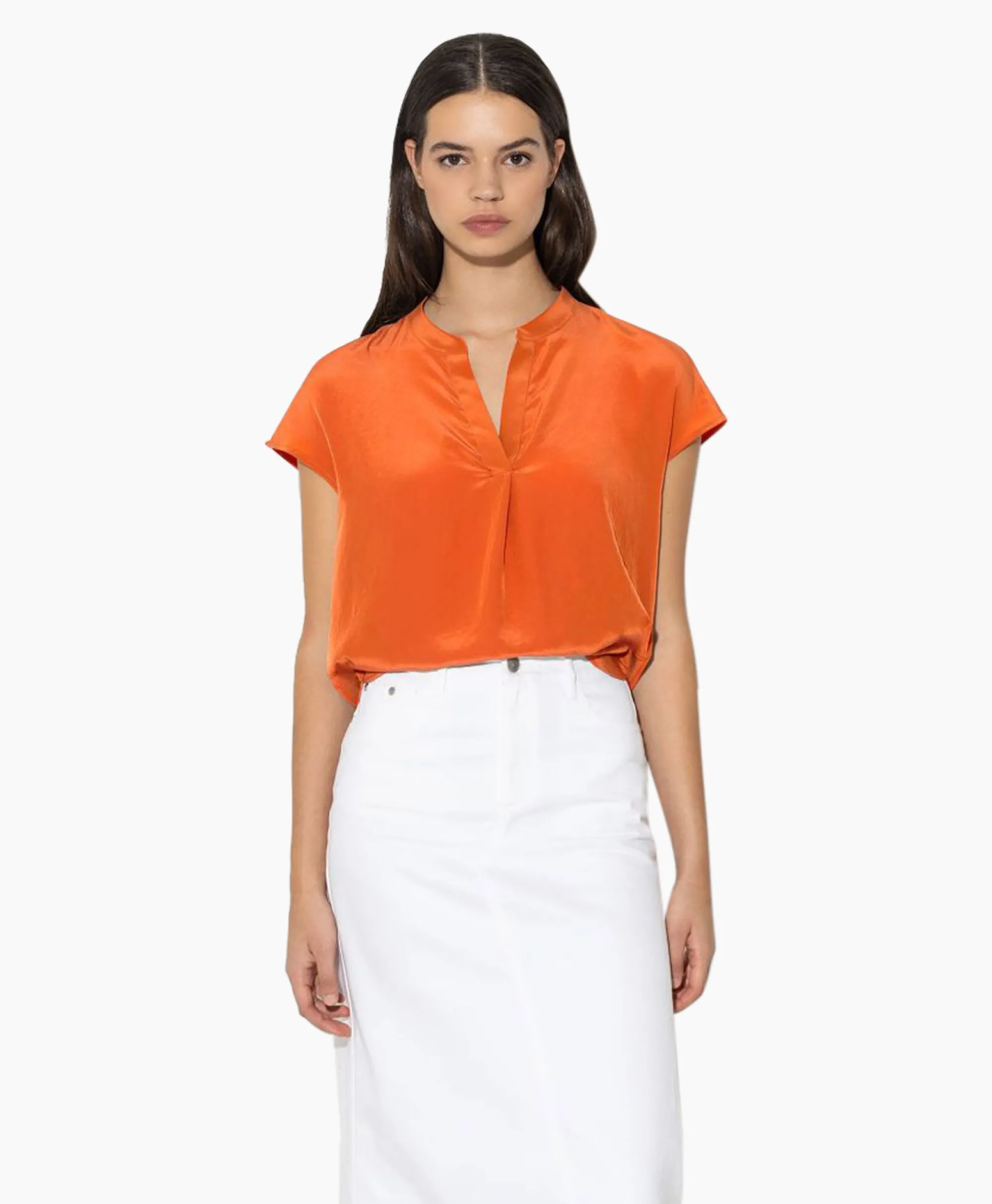 Luisa Cerano Blouse 298461/3597-0 Oranje*Dames Blouses