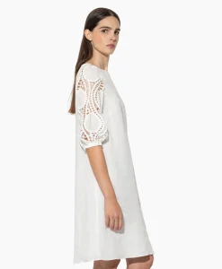 Luisa Cerano Jurk 798504/3500-0 Off White*Dames Jurken