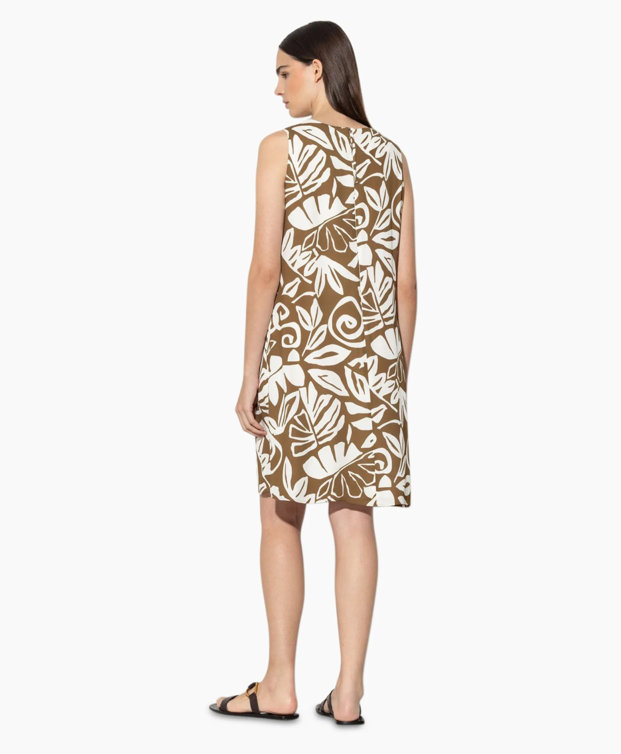 Luisa Cerano Mini Jurk 798496/3630-0 Bruin*Dames Jurken