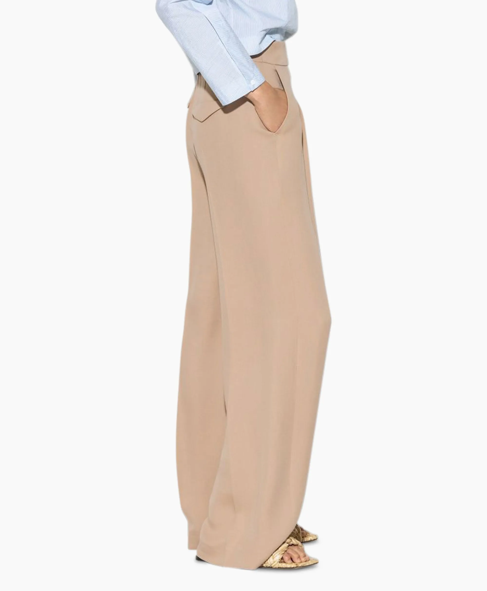 Luisa Cerano Pantalon 698631/3595-0 Beige*Dames Broeken