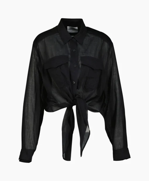 Marant Étoile Marant Etoile Blouse Nath-Gb Zwart*Dames Blouses