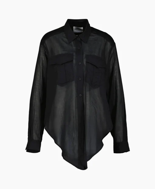 Marant Étoile Marant Etoile Blouse Nath-Gb Zwart*Dames Blouses