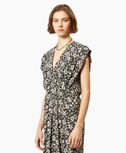 Marant Étoile Marant Etoile Midi Jurk Epolia-Gc Zwart*Dames Jurken