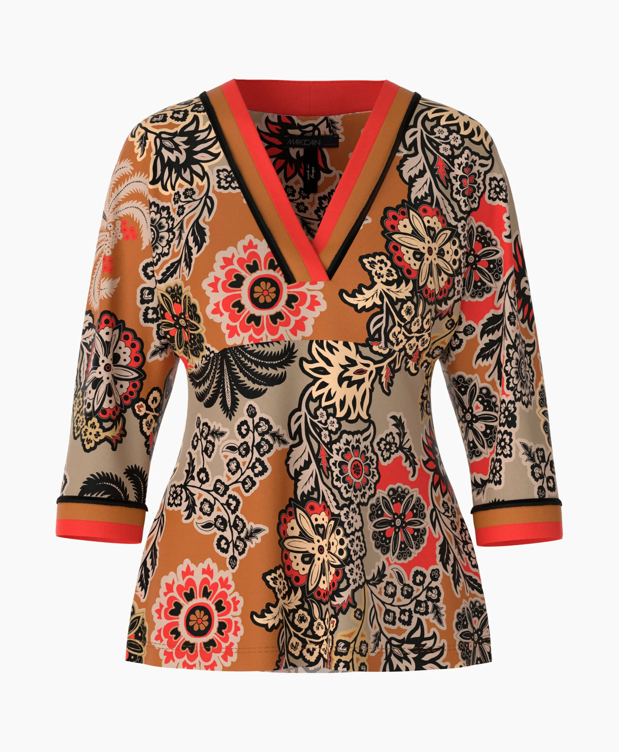 Marccain Collectie Blouse Wc 55.08 J48 Oranje*Dames Blouses