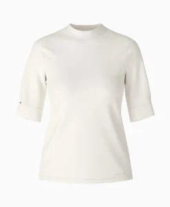 Marccain Collectie T-Shirt Wc 48.24 J14 Off White*Dames T-Shirts & Tops