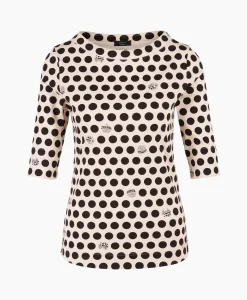 Marccain Collectie T-Shirt Vc 48.45 J08 Zwart*Dames T-Shirts & Tops