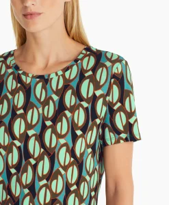 Marccain Collectie T-Shirt Wc 48.16 J02 Groen*Dames T-Shirts & Tops