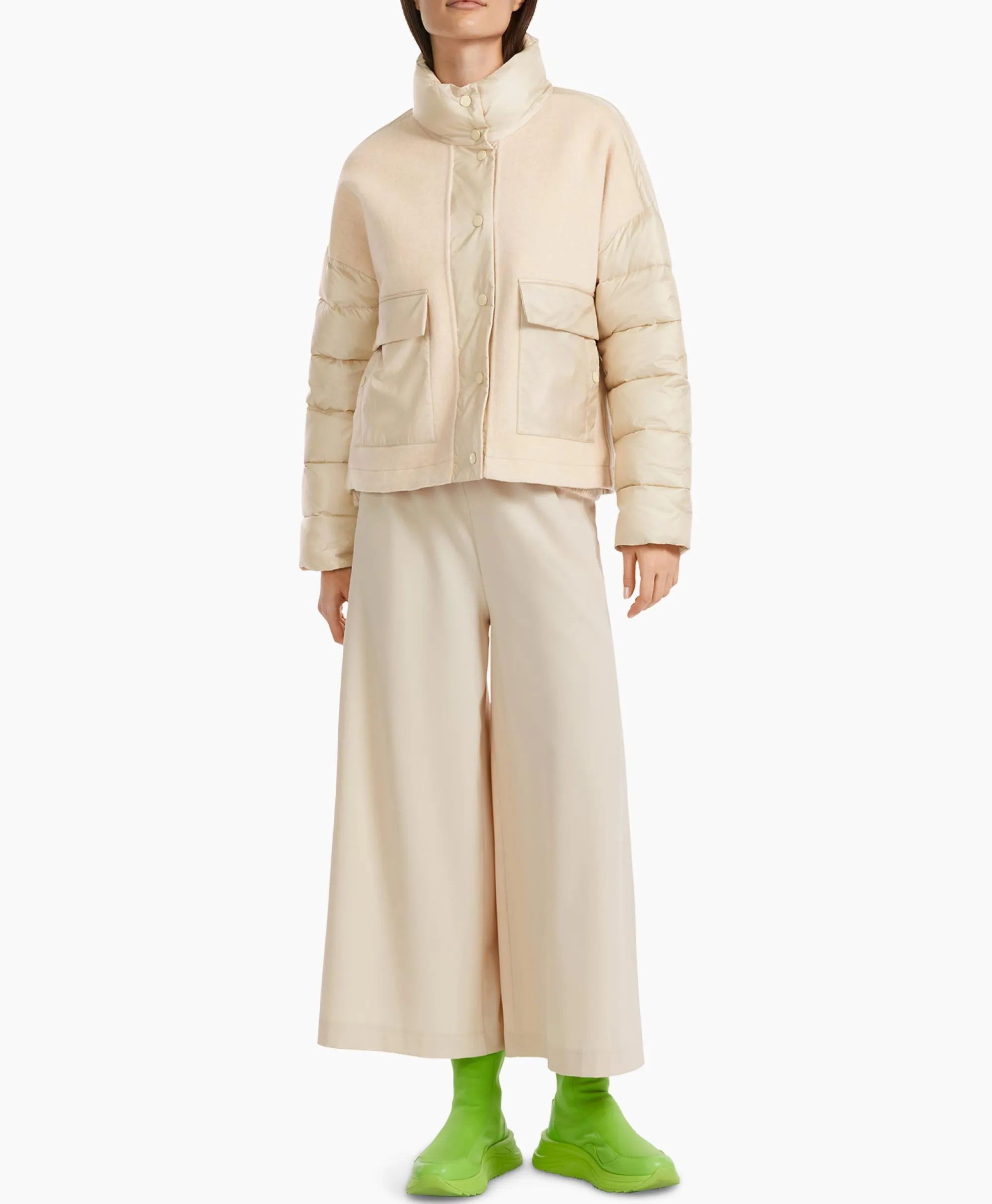 Marccain Sport Jack Vs 12.03 W31 Licht Grijs*Dames Jassen