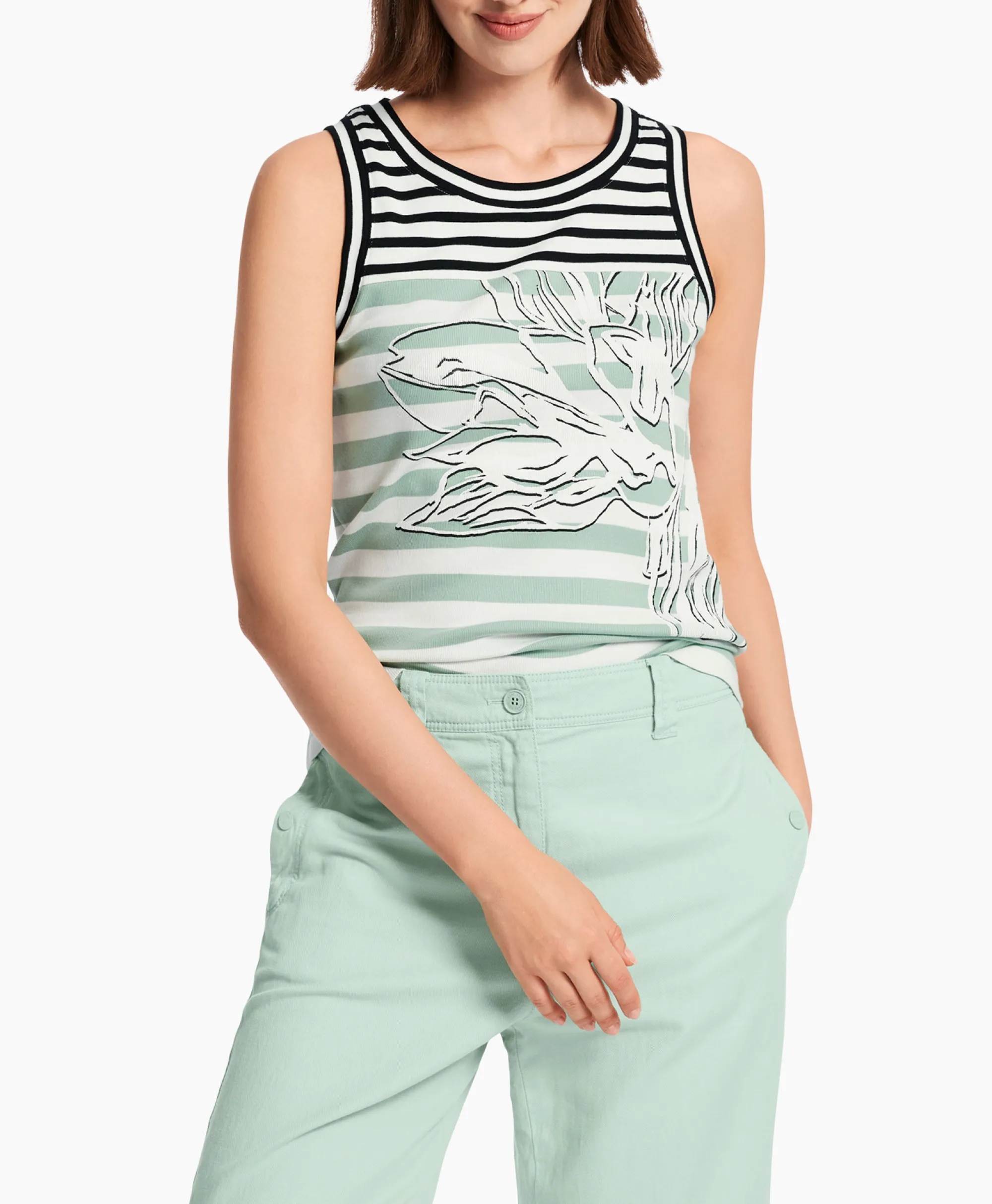 Marccain Sport Top Ws 61.05 J53 E*Dames T-Shirts & Tops