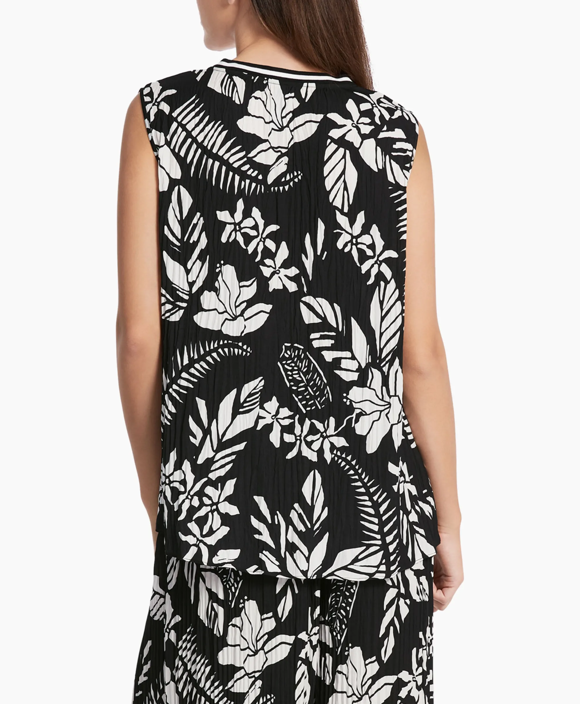 Marccain Sport Top Ws 61.01 W22 Zwart*Dames T-Shirts & Tops