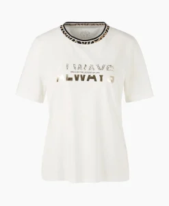 Marccain Sport T-Shirt Ws 48.20 J27 Off White*Dames T-Shirts & Tops