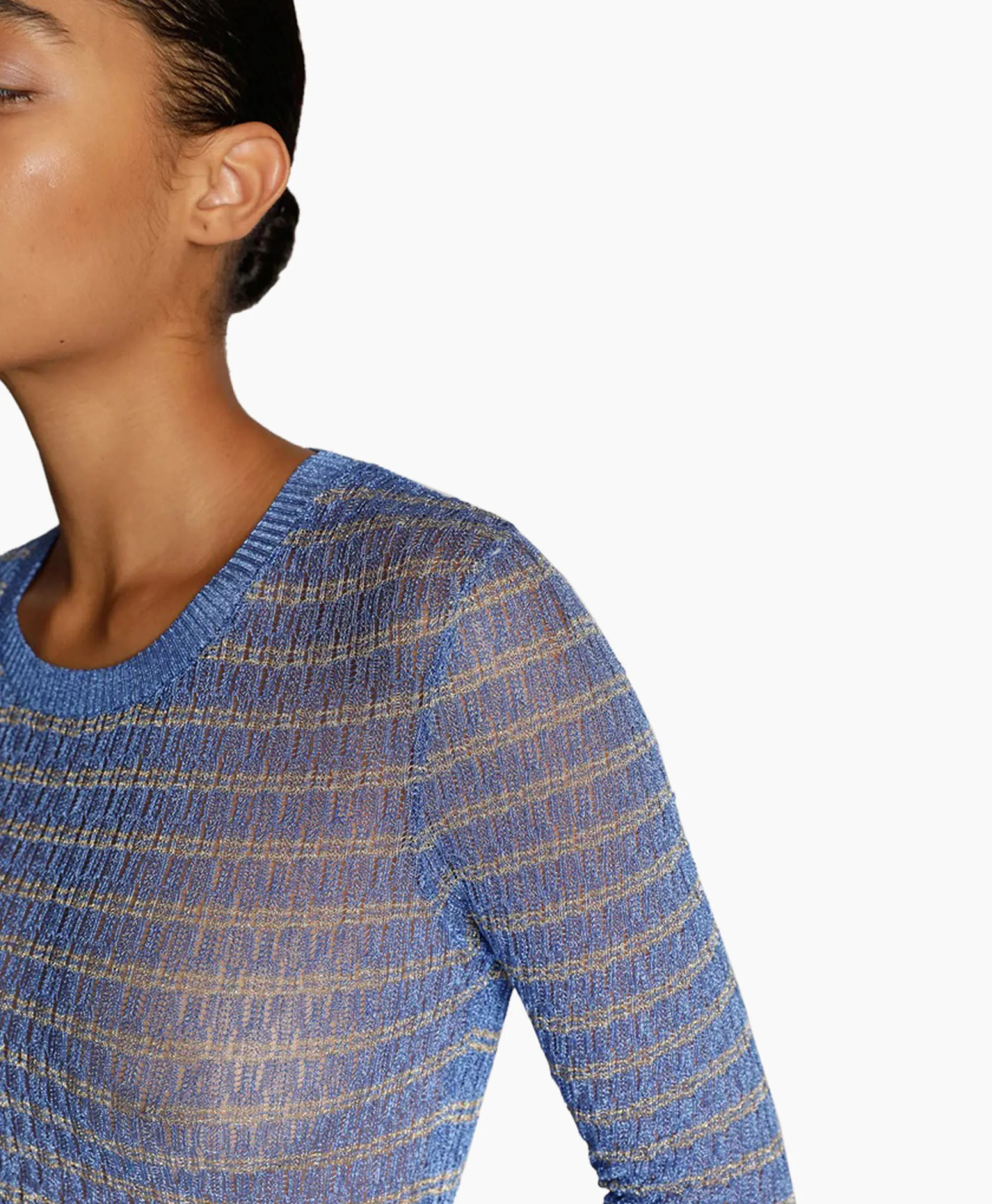 Munthe Top Misletoe Blauw*Dames T-Shirts & Tops