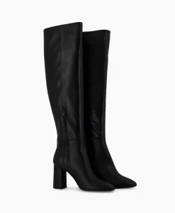 Natan Schoenen Langelaars Duniazwart*Dames Laarzen