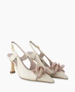 Natan Schoenen Pump Nappa C735 + Fb. Lartigiana Tm24174/V1 Nudeecru*Dames Pumps