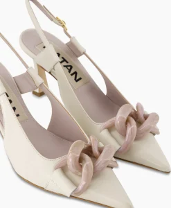 Natan Schoenen Pump Nappa C735 + Fb. Lartigiana Tm24174/V1 Nudeecru*Dames Pumps