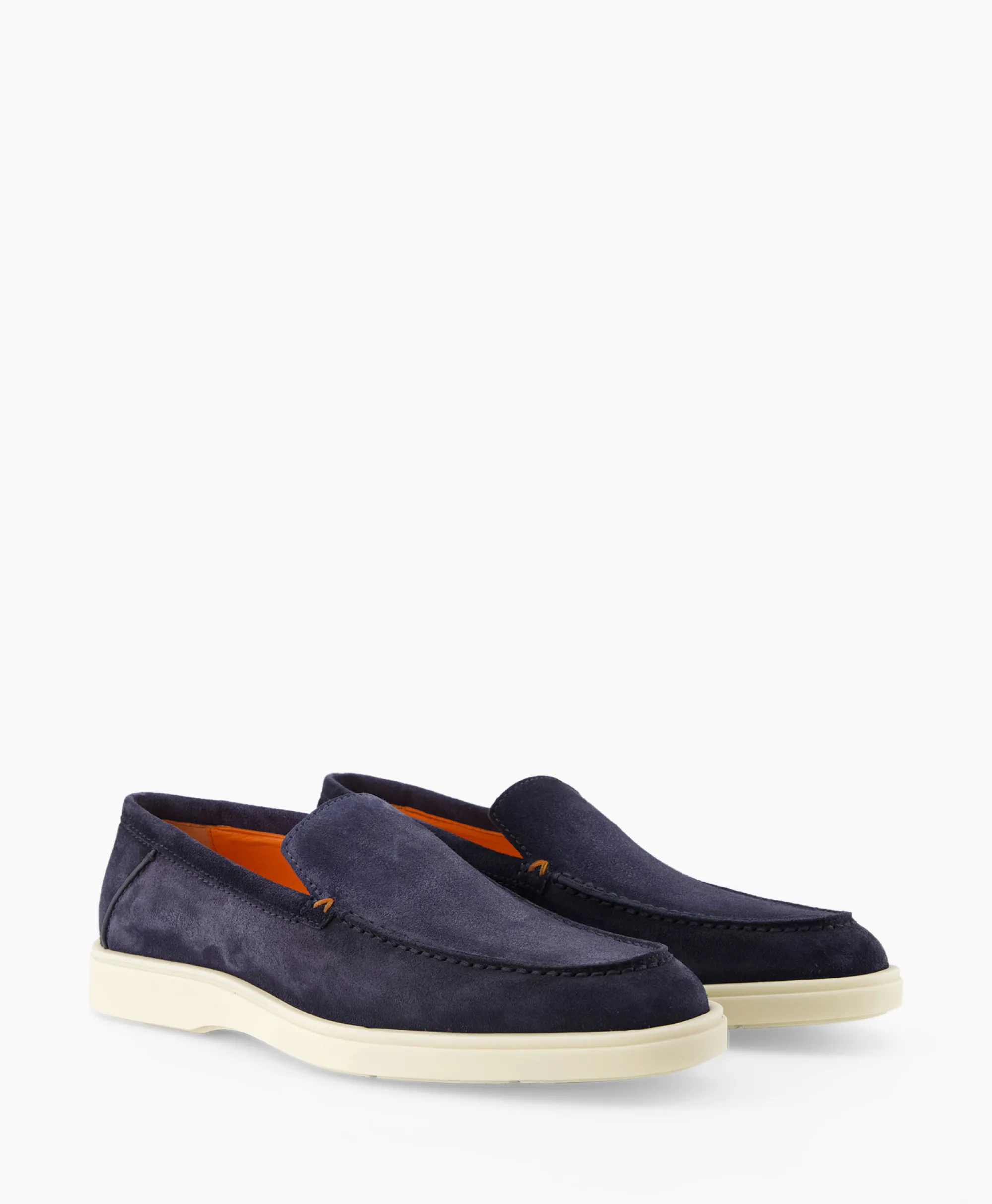 Santoni Loafer Botanist-A-Gex Blauw*Heren Instappers
