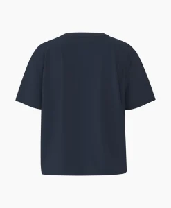 Selected Femme T-Shirt Essential Ssboxy Tee Noos Donker Blauw*Dames T-Shirts & Tops