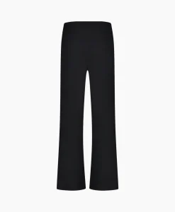 Studio Anneloes Broek Jessy Bonded Button Trousers Zwart Dessin*Dames Broeken