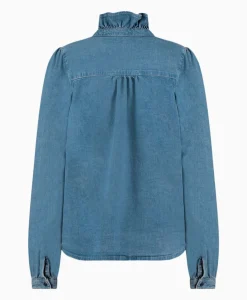 Studio Anneloes Broek Lola Embroidery Denim Blouse Jeans*Dames Blouses