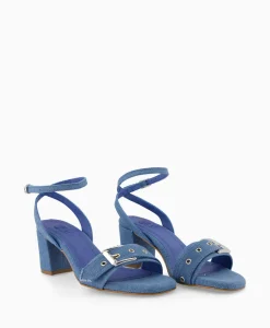 Toral Sandaal Met Hak Tl-Melissa Licht Blauw*Dames Sandalen