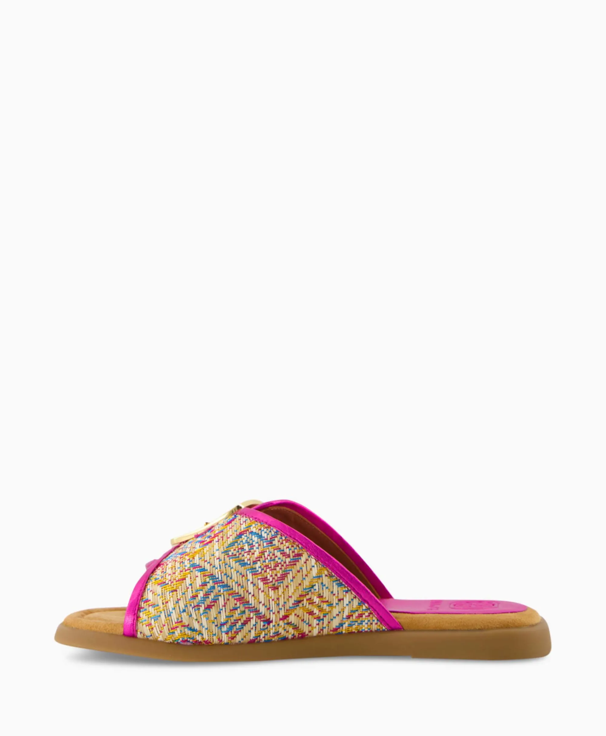 Unisa Sandaal Zonder Hak Crayyu Bruin Dessin*Dames Sandalen