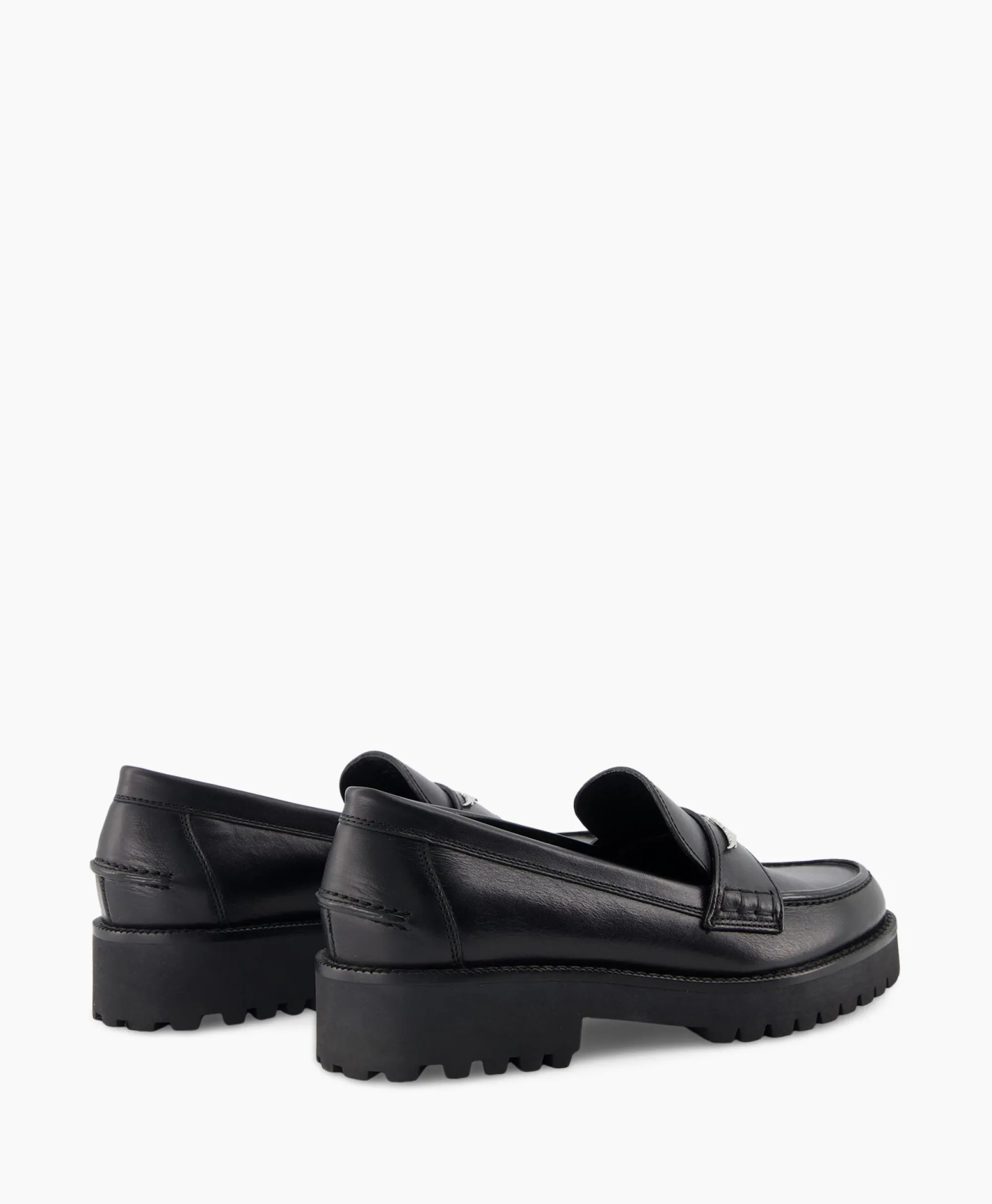 Zadig & Voltaire Zadig & Voltaire Loafer Joecassin Semy Shiny Calfskin Zwart*Dames Instappers